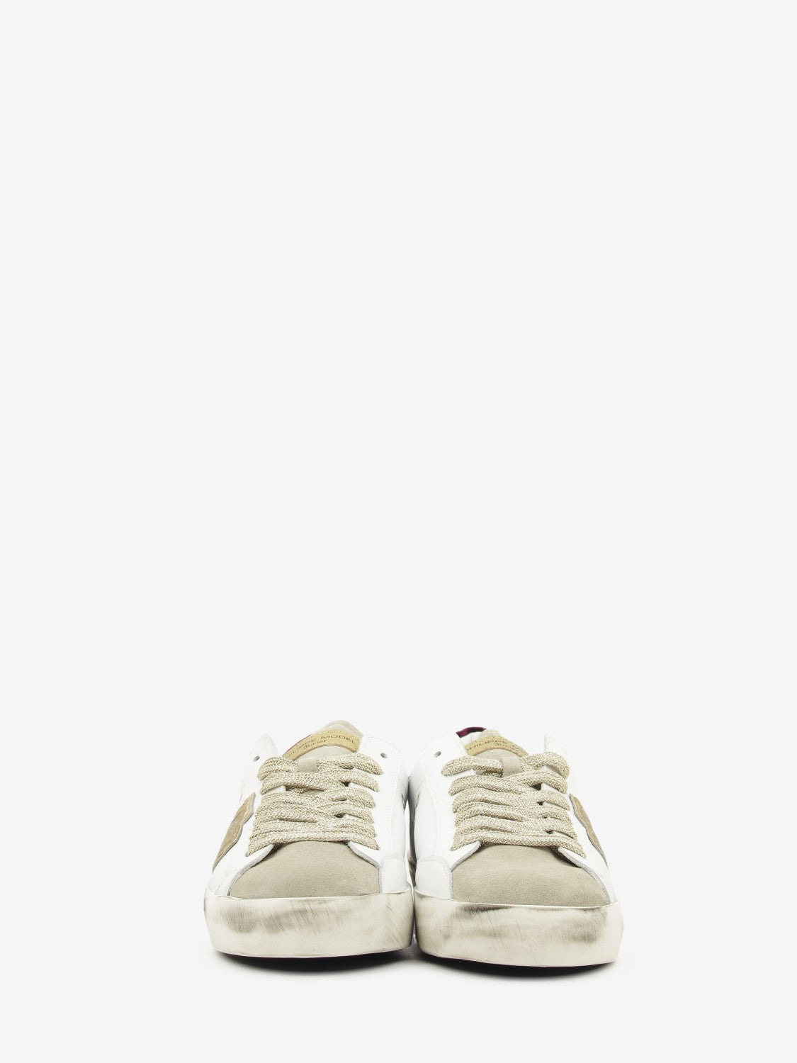 Sneakers Prsx in pelle e suede white / sand / moss