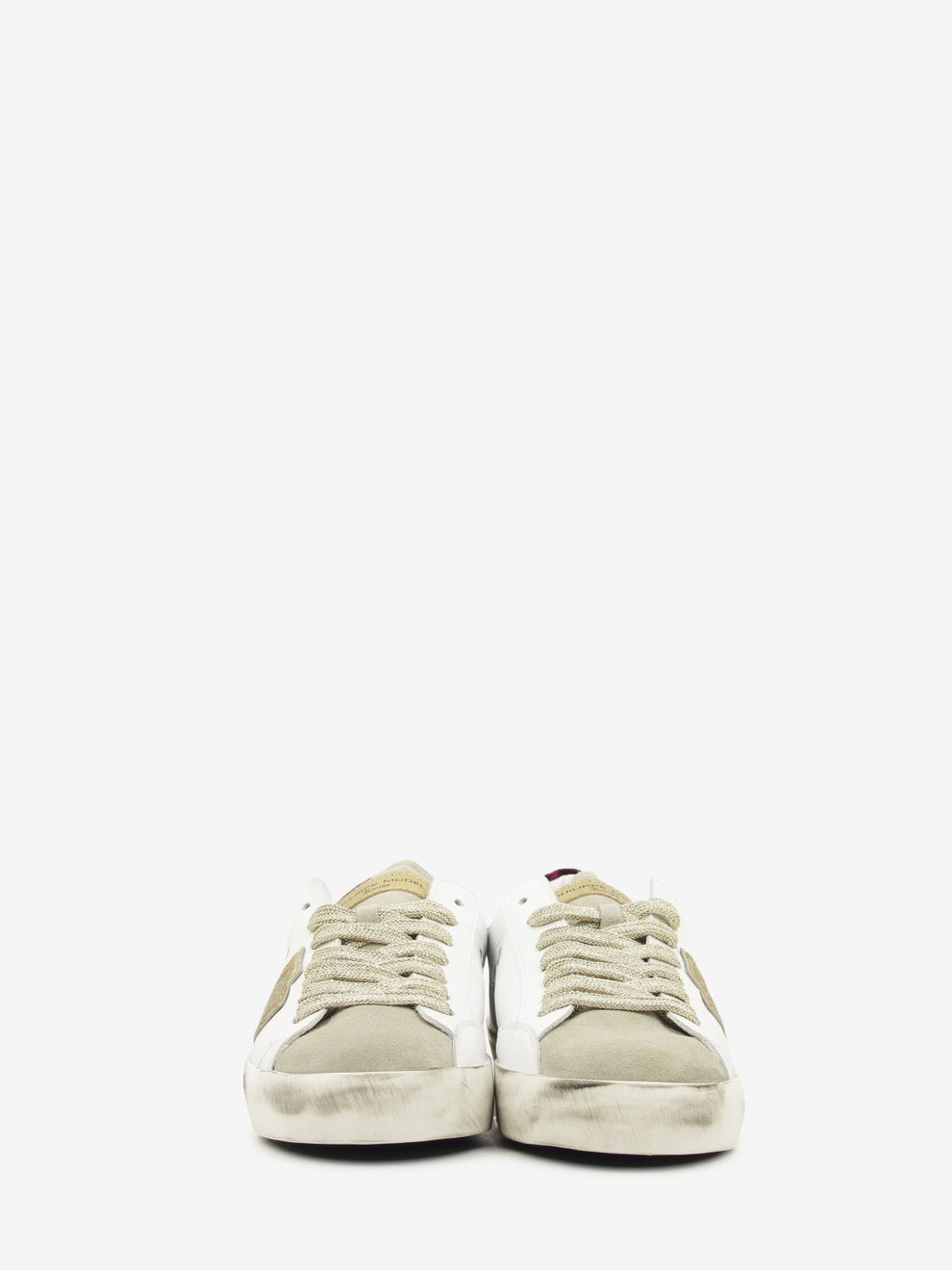 Sneakers Prsx in pelle e suede white / sand / moss