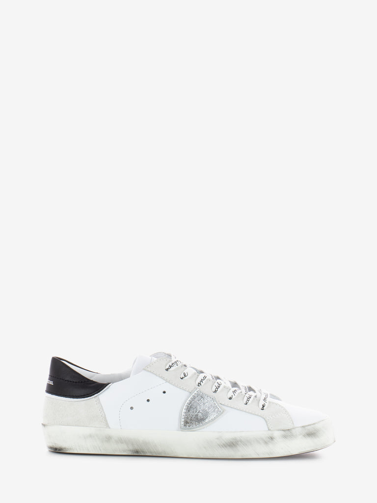 PHILIPPE MODEL JUNIOR - Sneakers Prsx white / black / silver