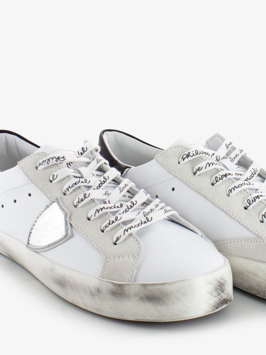 Prsx white / black / silver sneakers