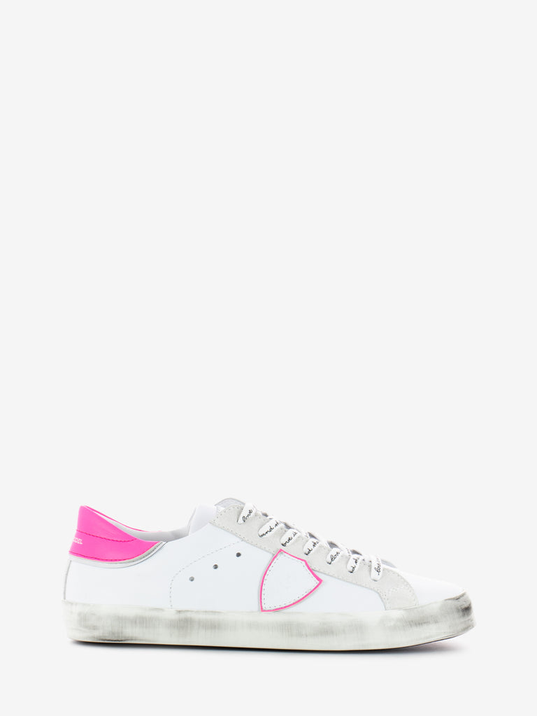 PHILIPPE MODEL JUNIOR - Sneakers Prsx white / neon pink