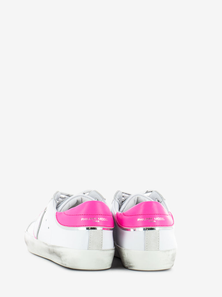 PHILIPPE MODEL JUNIOR - Sneakers Prsx white / neon pink