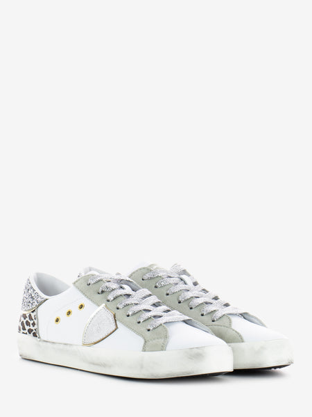 Sneakers Prsx white / silver / leopar