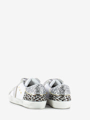 PHILIPPE MODEL JUNIOR - Sneakers Prsx white / silver / leopar