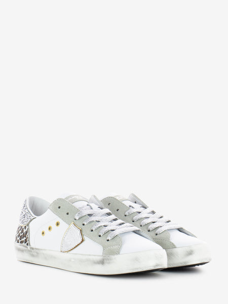 Sneakers Prsx white / silver / leopard / gold