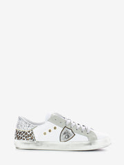 PHILIPPE MODEL JUNIOR - Sneakers Prsx white / silver / leopard / gold