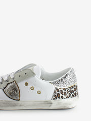 PHILIPPE MODEL JUNIOR - Sneakers Prsx white / silver / leopard / gold