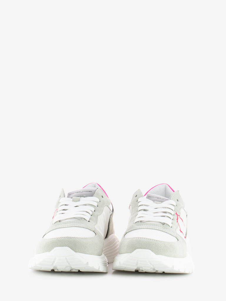 PHILIPPE MODEL JUNIOR - Sneakers Running Trpx pearl / white / neon fuxia