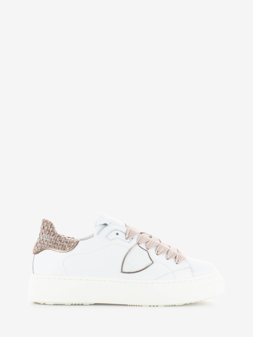 Sneakers Temple bianche e rosa