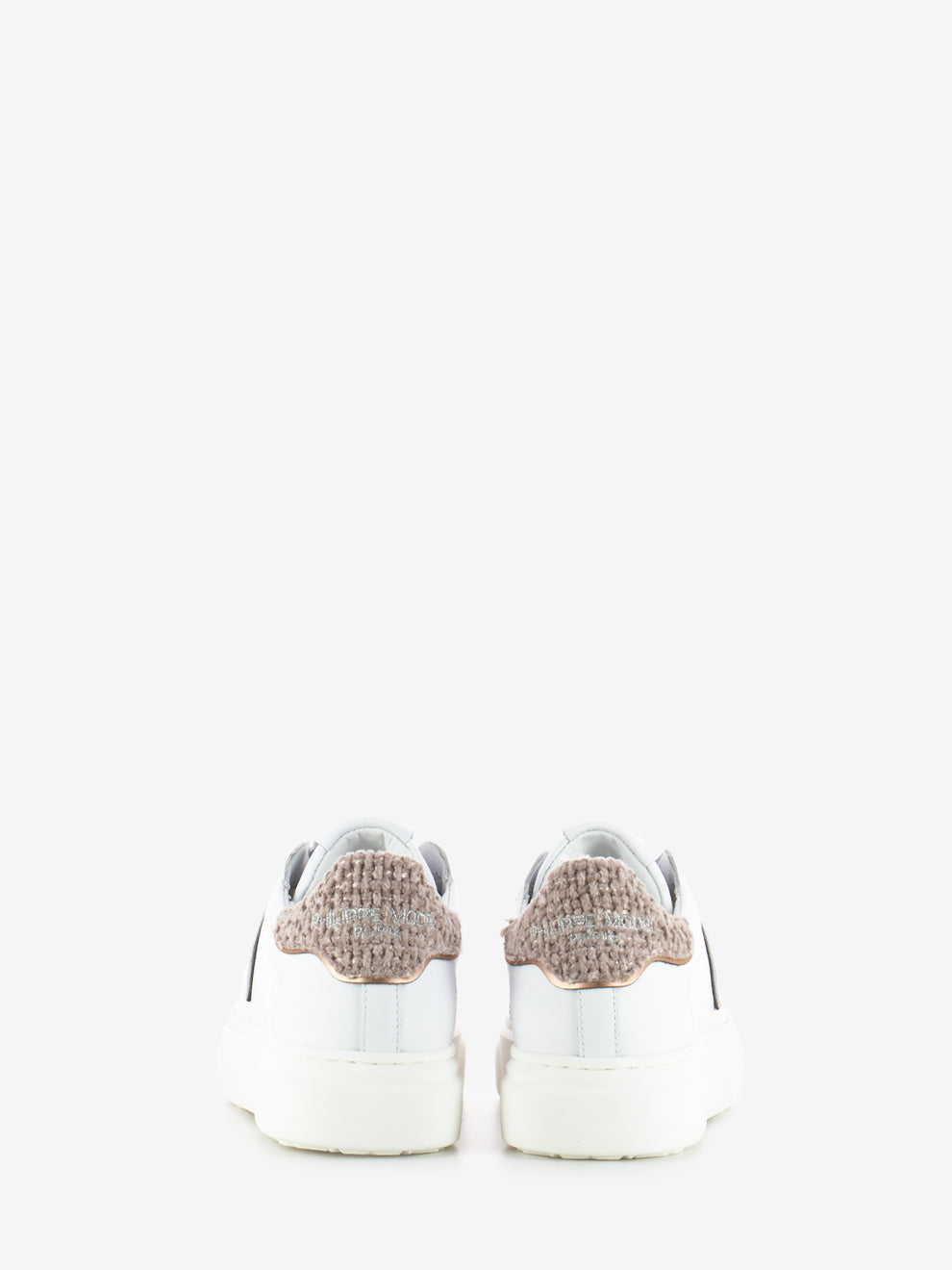 Sneakers Temple bianche e rosa