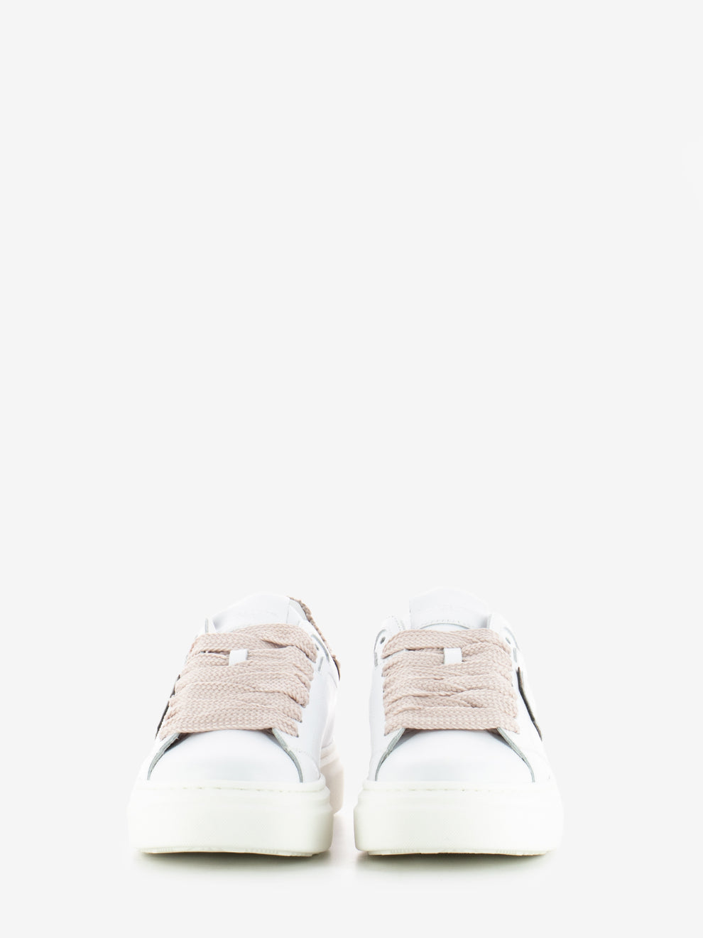 Sneakers Temple bianche e rosa