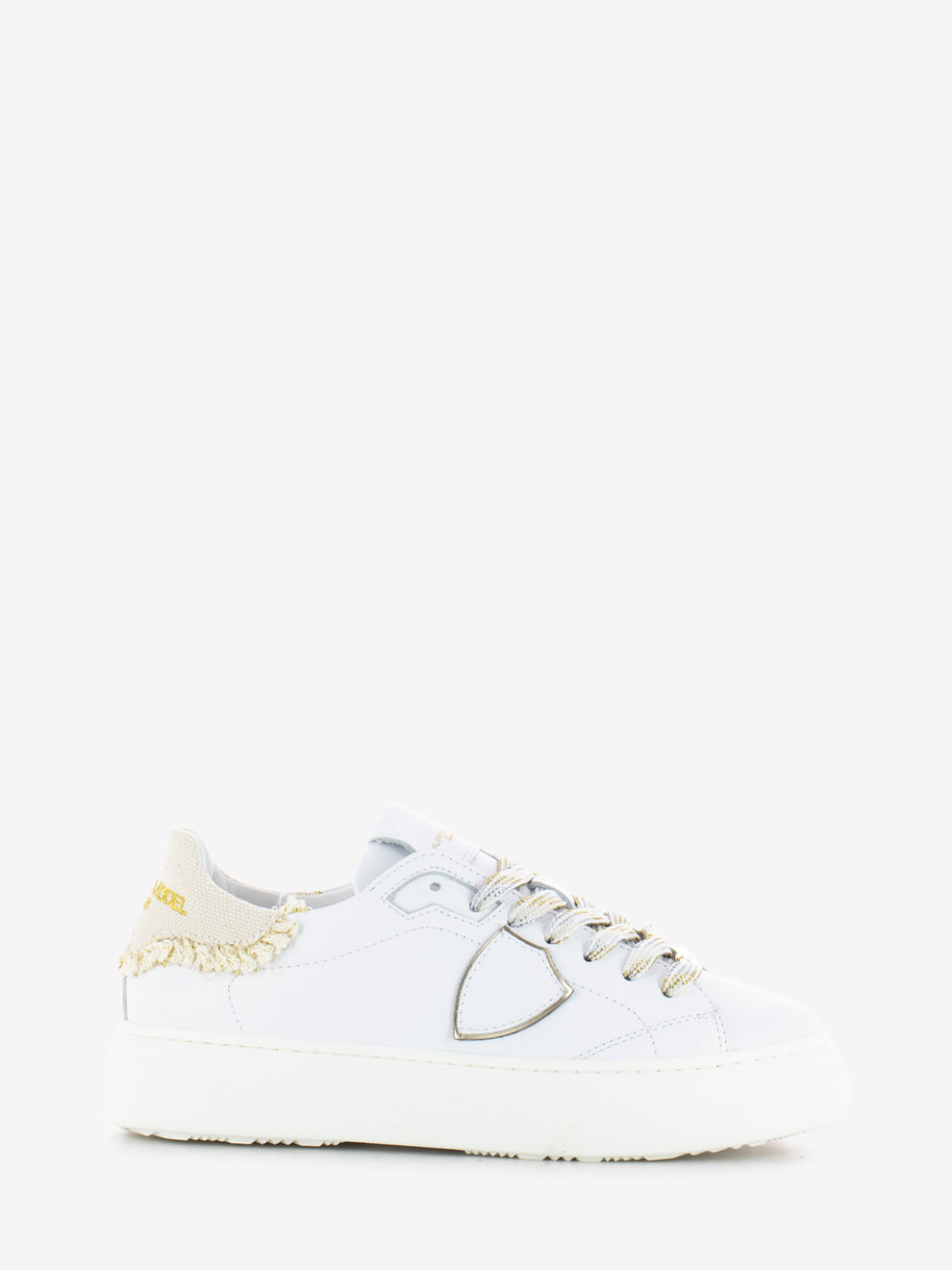 Sneakers Temple bianche / oro