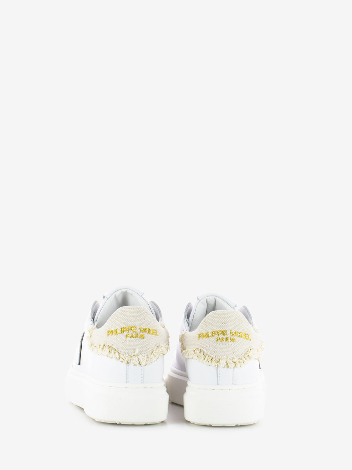 Sneakers Temple bianche / oro