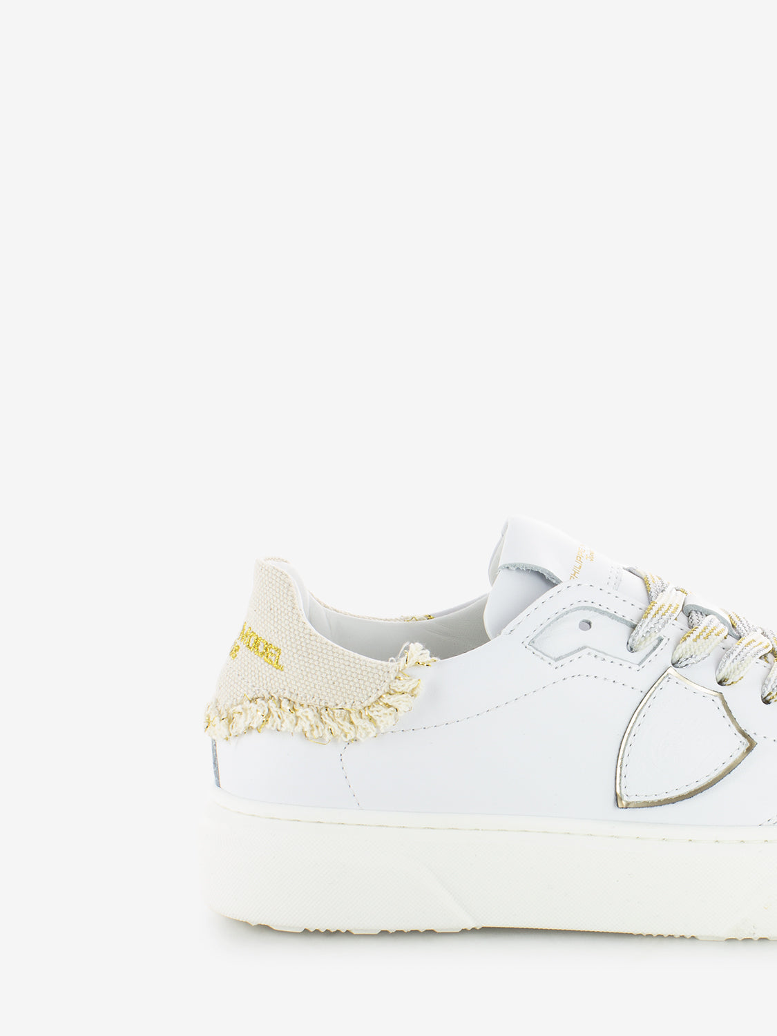 Sneakers Temple bianche / oro