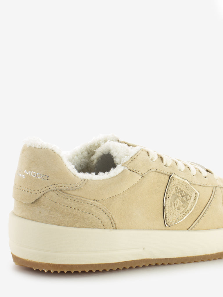 PHILIPPE MODEL - Nice Low nubuck baby bear beige