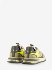 PHILIPPE MODEL - Olympique Low Fancy Resau neon / militare