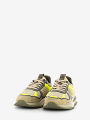 PHILIPPE MODEL - Olympique Low Fancy Resau neon / militare