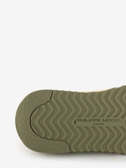 PHILIPPE MODEL - Olympique Low Fancy Resau neon / militare