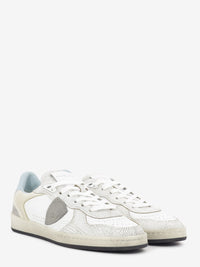 PGAL low crackled calfskin / white / sky
