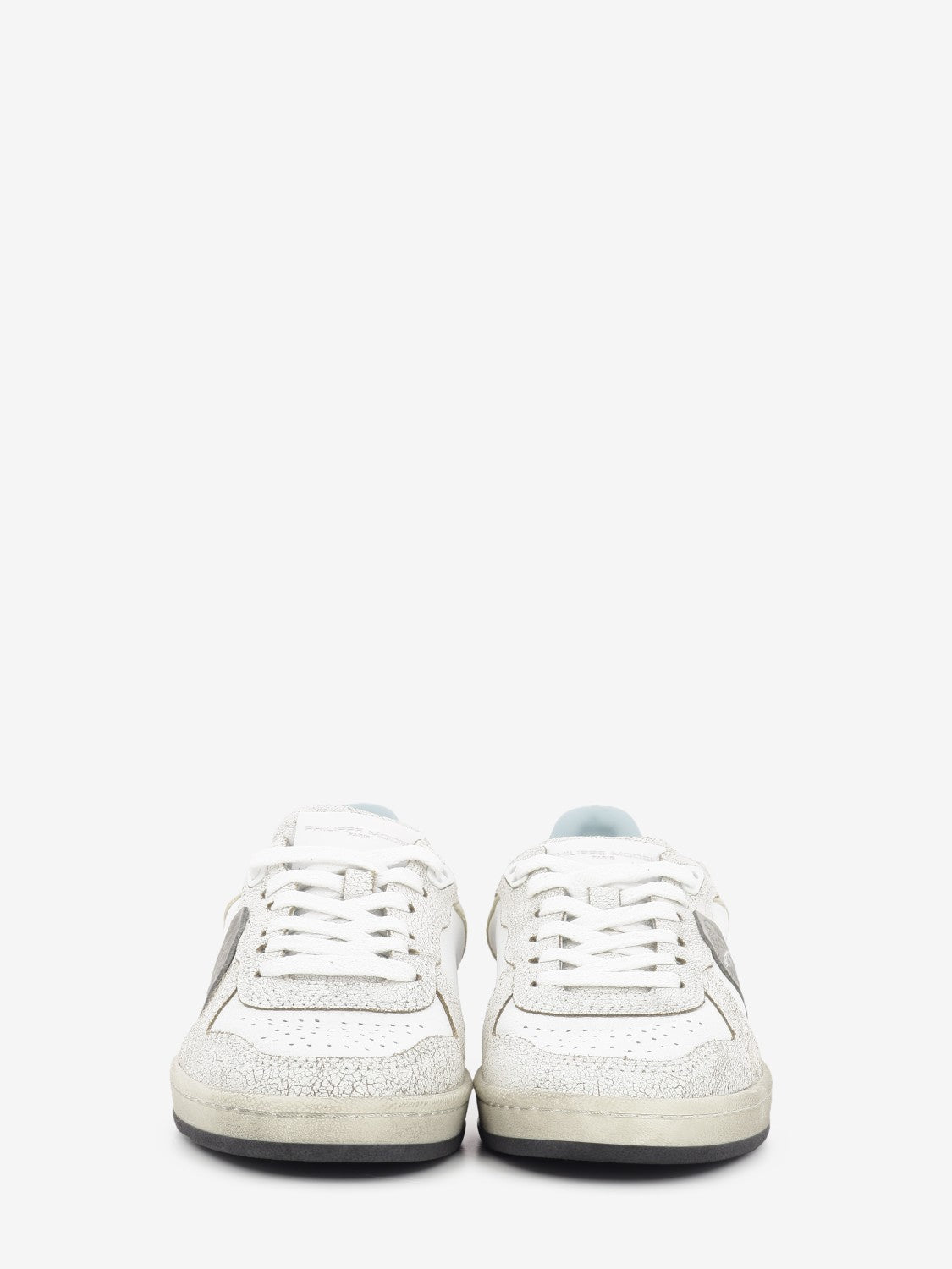 PGAL low crackled calfskin / white / sky
