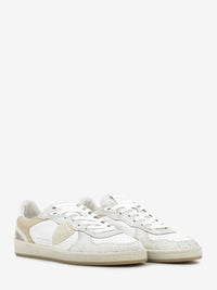 Pgal Low off-white crackled / sandblasted calfskin
