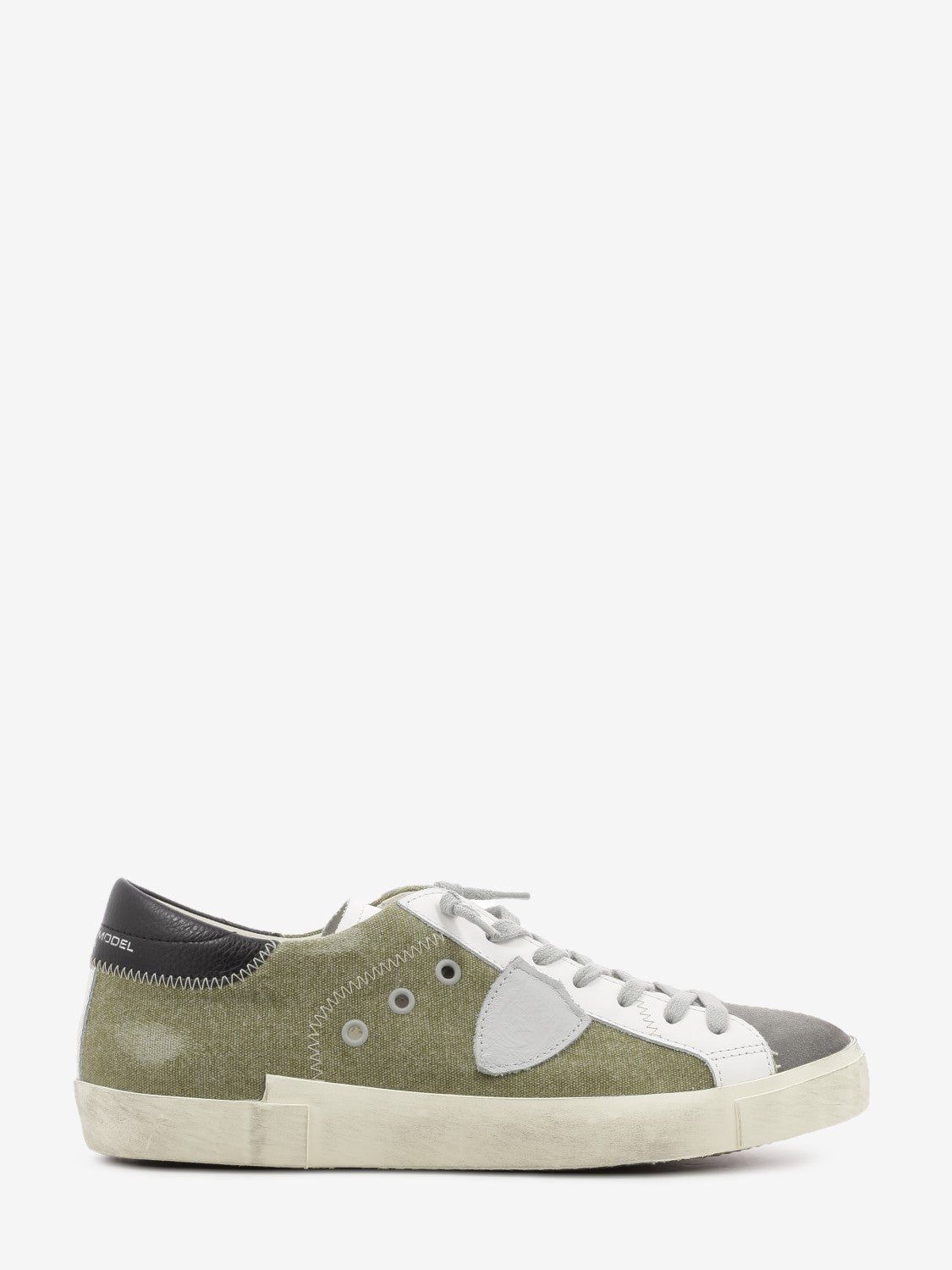 PRSX low canvas mixage gris militaie