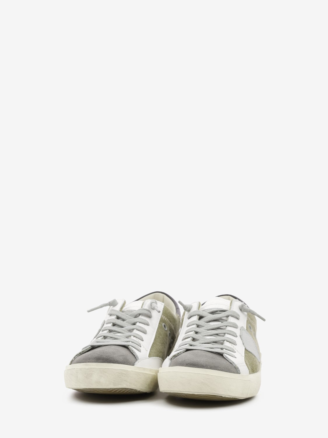 PRSX low canvas mixage gris militaie