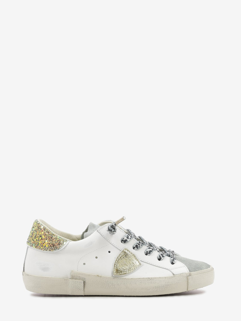 PRSX low veau glitter blanc / azul