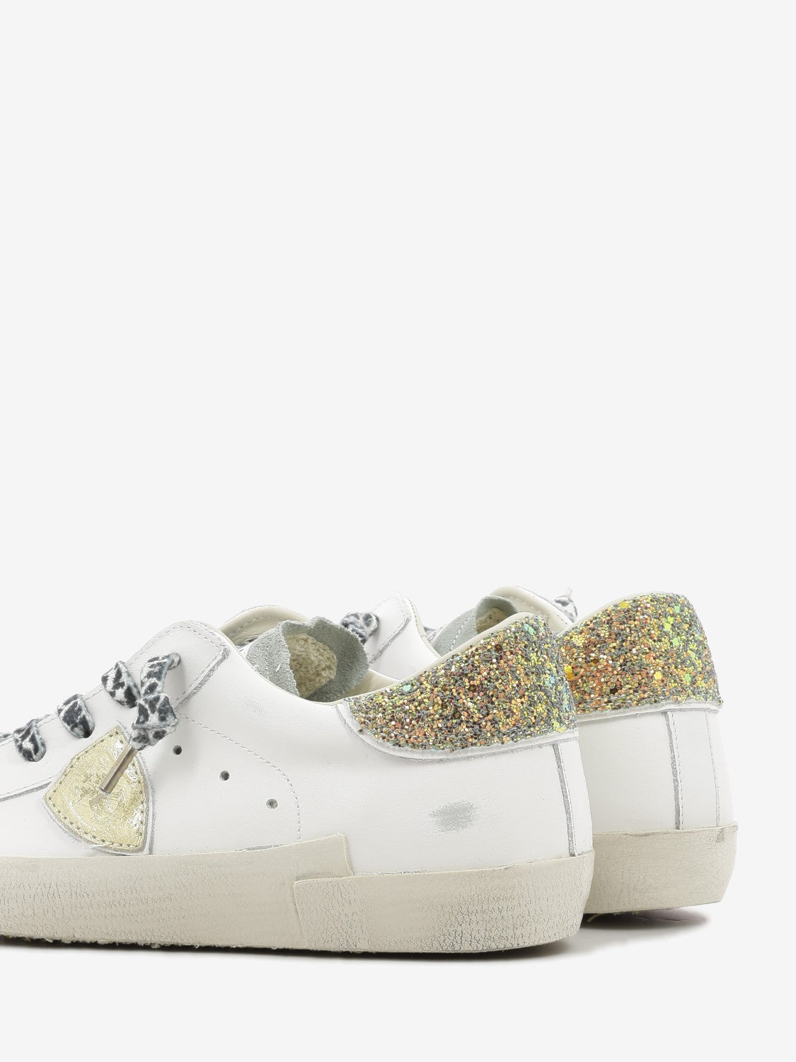 PRSX low veau glitter blanc / azul