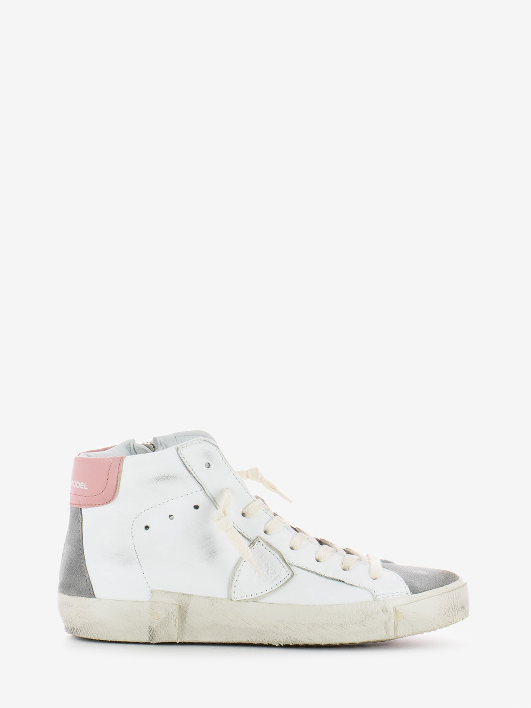 Prsx high woman vintage mixage blanc / anthracite