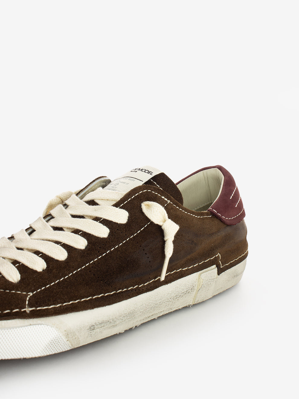 Prsx Low Man deaux Daim graisse cognac