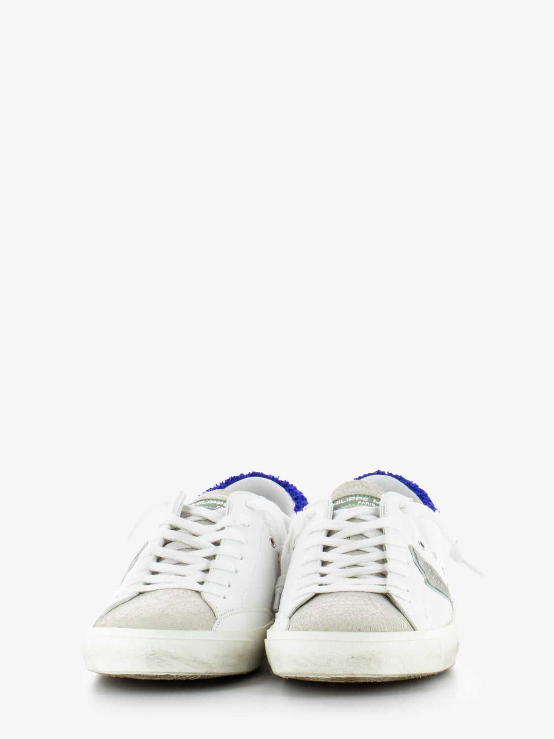 Prsx Low Man Veau Eponge blanc / bleu