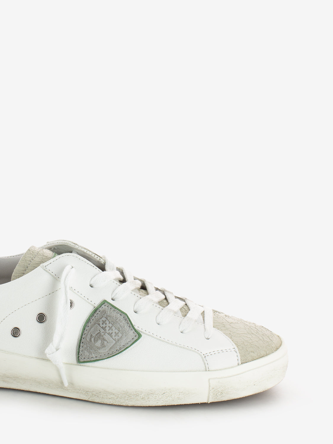 Prsx Low Man Veau Eponge blanc / bleu