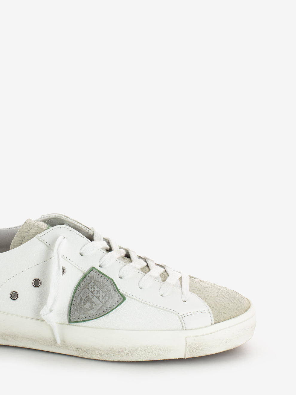 Prsx Low Man Veau Eponge blanc / bleu