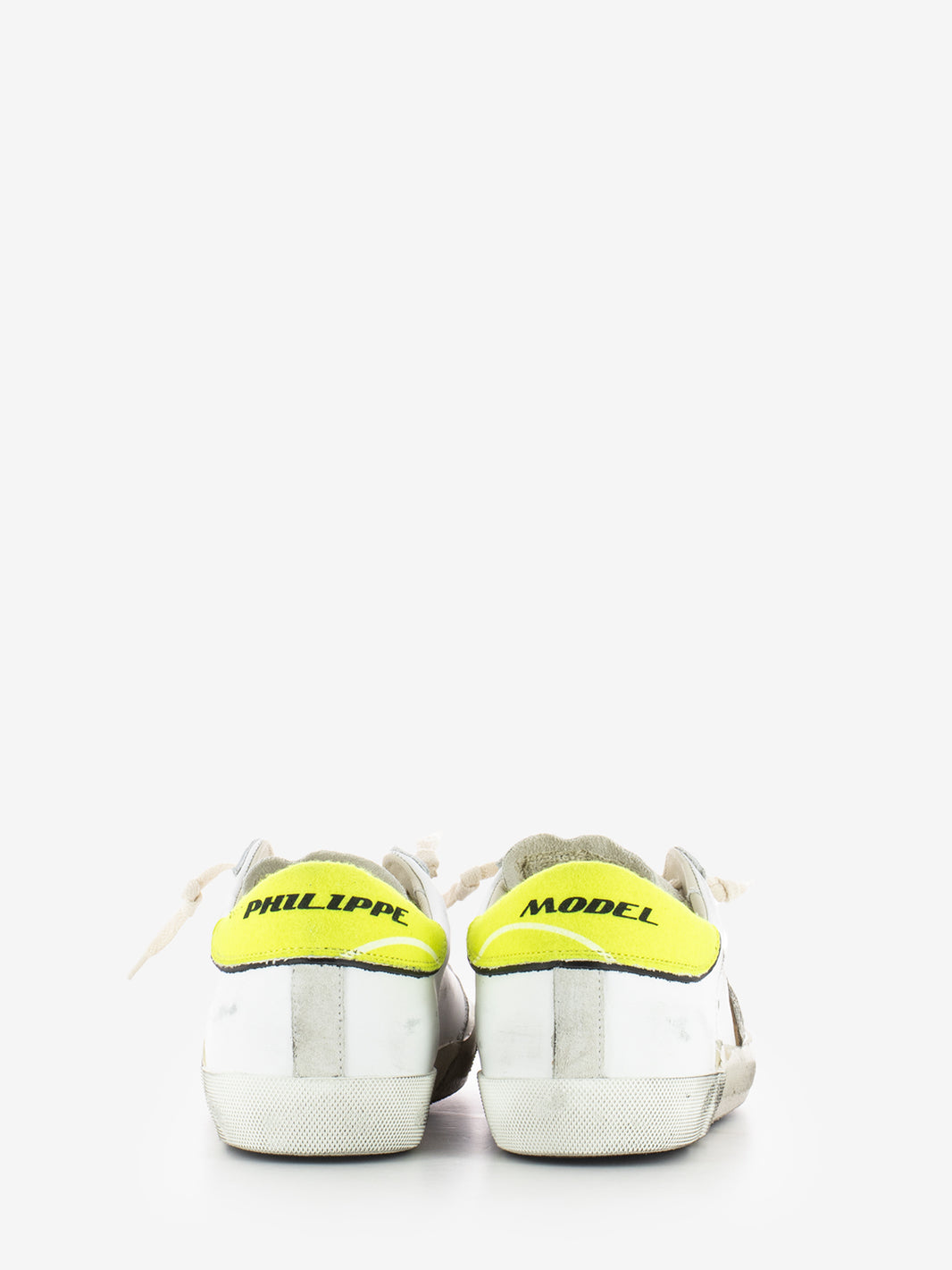 PRSX Low Man Veau tennis blanc / jaune