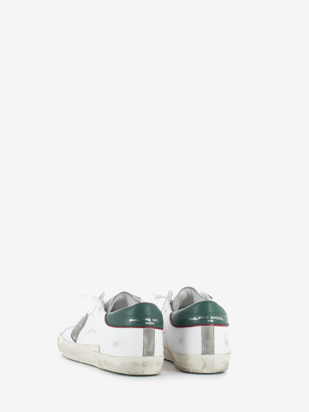 Prsx low man veau vintage blanc / vert