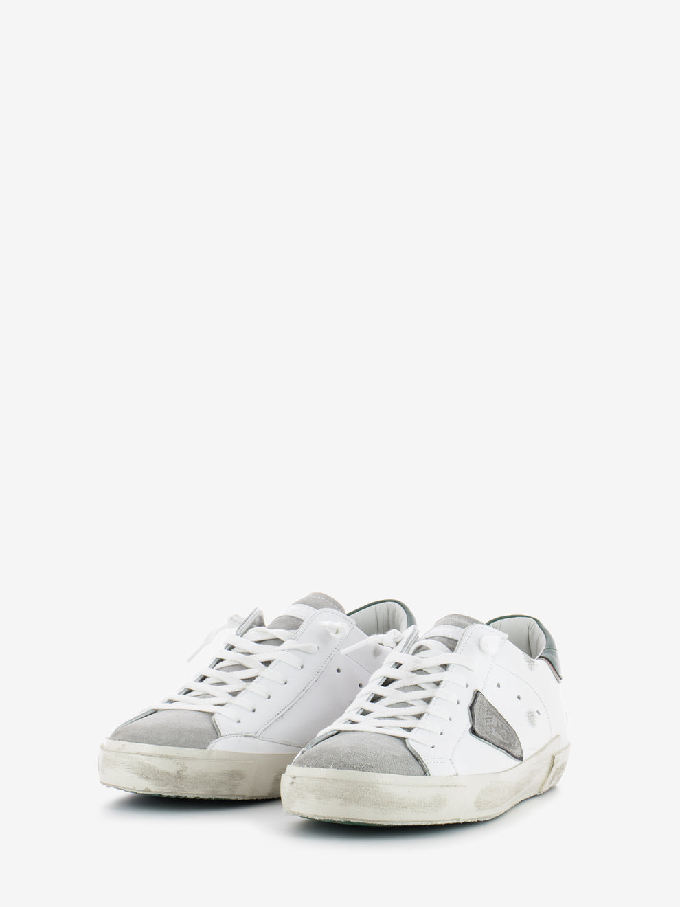 Prsx low man veau vintage blanc / vert