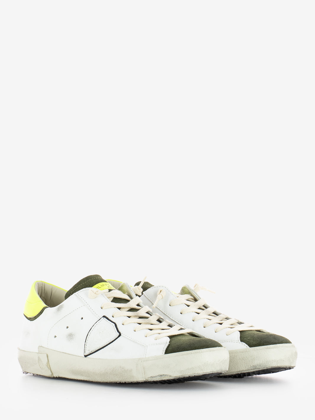 Prsx low Man vintage mixage blanc / militaire