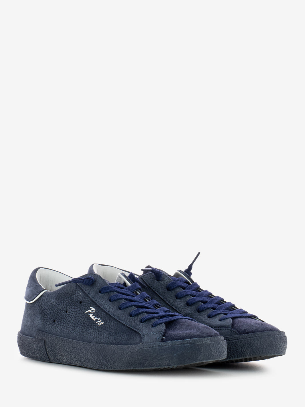 Prsx Low nabuck '70 bleu navy