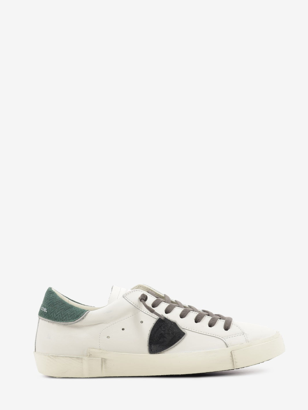 PRSX Low Veau Daim Pop blanc / vert