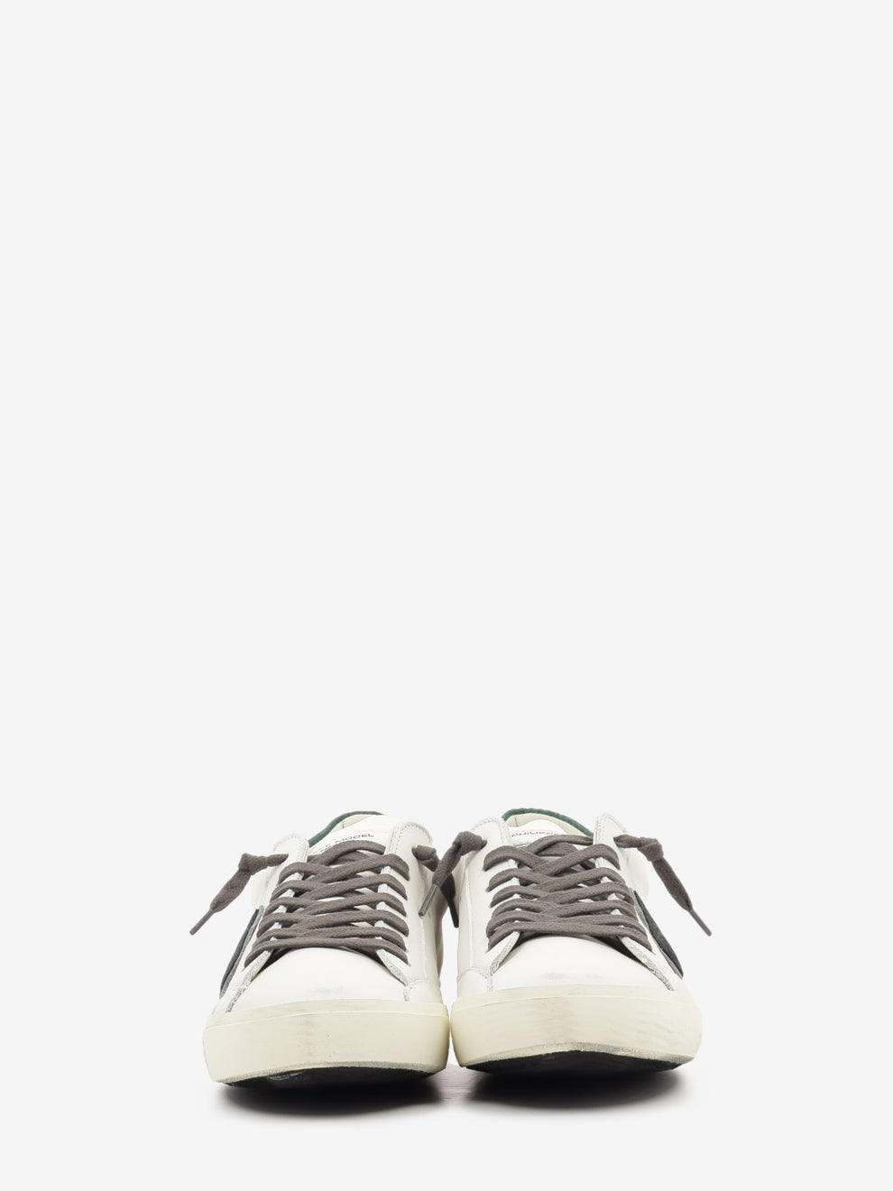 PRSX Low Veau Daim Pop blanc / vert