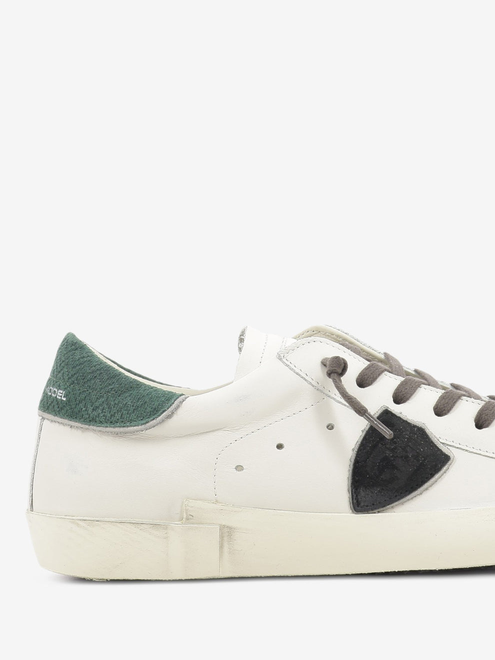 PRSX Low Veau Daim Pop blanc / vert