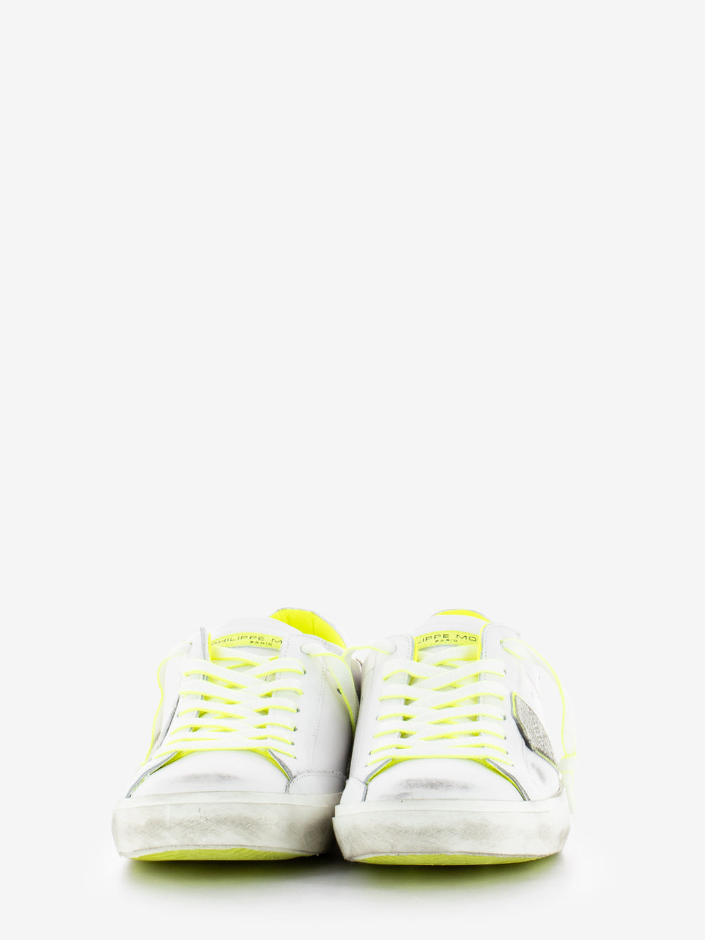 Prsx low veau neon blanc / jaune