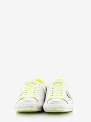 PHILIPPE MODEL - Prsx low veau neon blanc / jaune