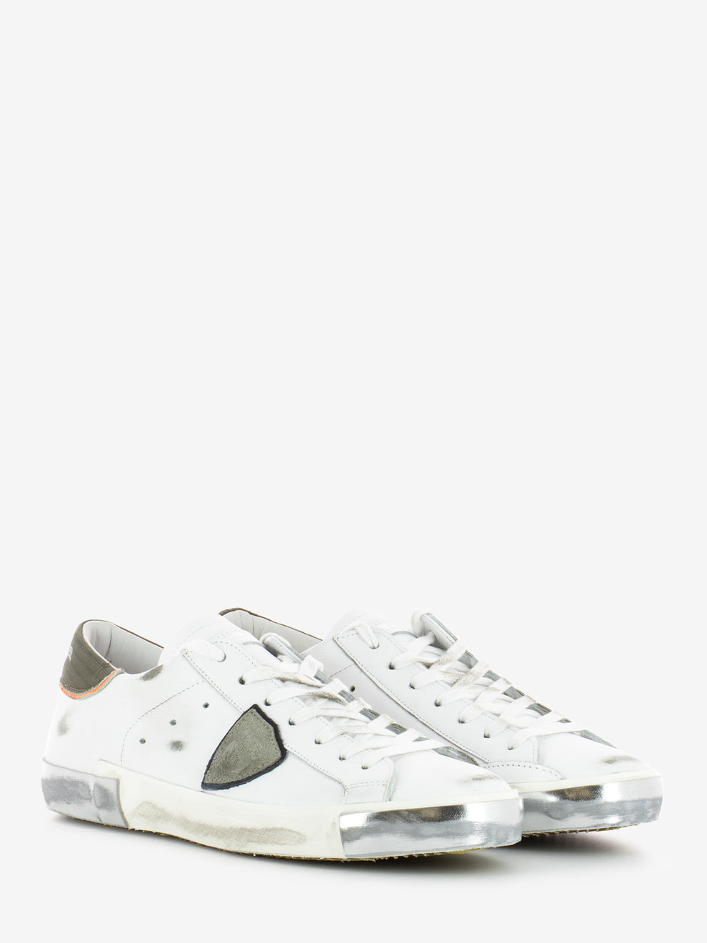 Prsx low white technical veau