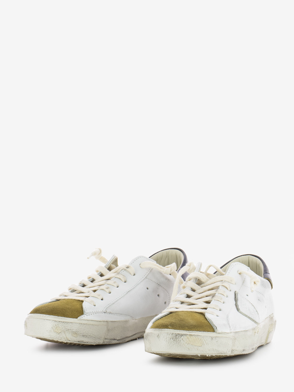 Prsx low vintage mixage blanc / mustard