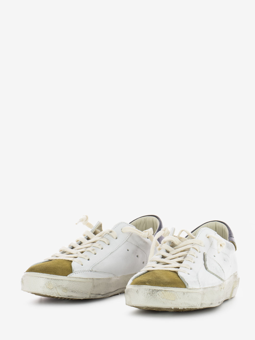 Prsx low vintage mixage blanc / mustard