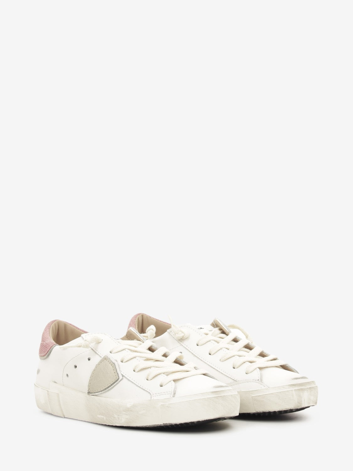 SNEAKER PRSX CALF SUEDE WHITE/PINK PRLD_VD05