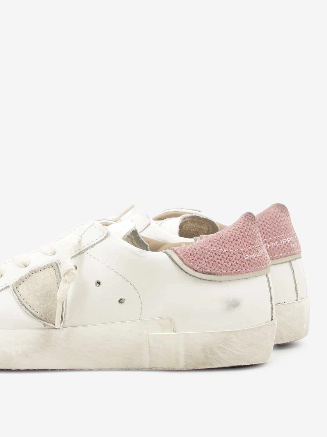 SNEAKER PRSX CALF SUEDE WHITE/PINK PRLD_VD05