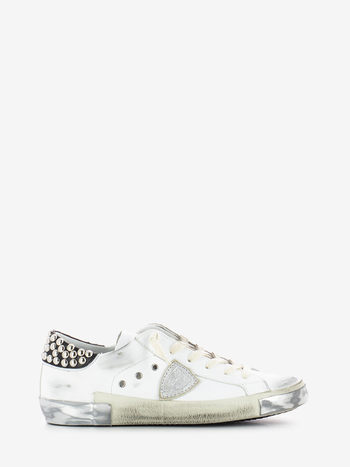 Prsx Low Woman Veau Goujons blanc